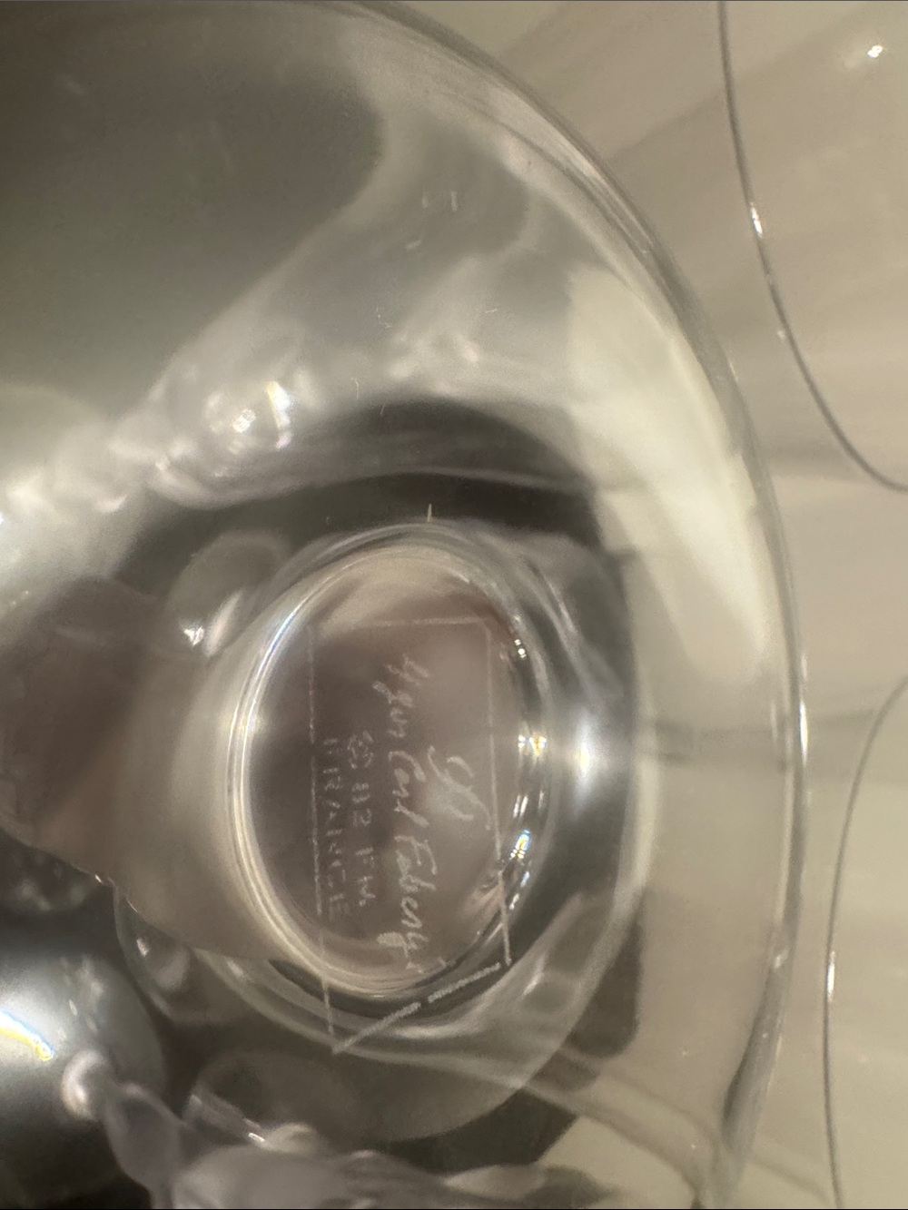 Faberge Clear Crystal Champagne Flutes with Twisted Stems - Set of 8 - Picture 5 of 7